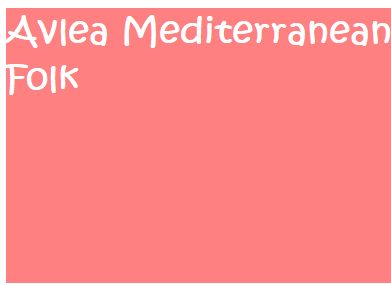 Avlea Mediterranean Folk