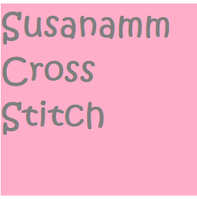 Susanamm Cross Stitch