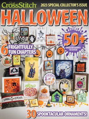 2023 Just Cross Stitch Magazine Halloween-