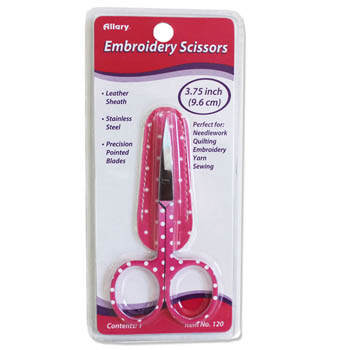 Embroidery Pink Dot Scissors-