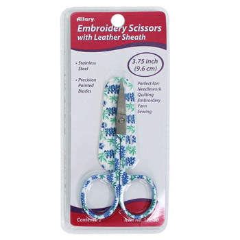 Embroidery Blue Flower Scissors-
