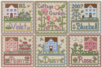 Cottage Garden Chart Pack-Country Cottage Needleworks-