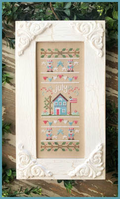 Sampler Of The Month-July-Country Cottage Needleworks-