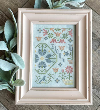 Quaker Blooms-From The Heart Needleart-