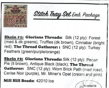Stitch Tray Set Embellishment Pack-Jeannette Douglas Designs-