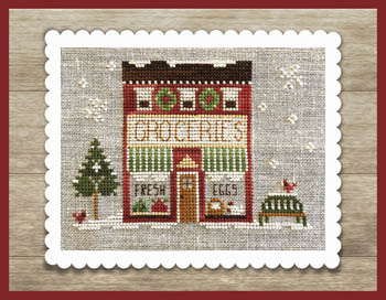 Hometown Holiday-Grocery Store-Little House Needleworks-