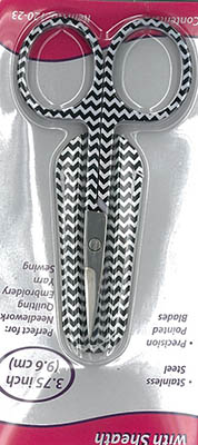 Embroidery Black Chevron Scissors-
