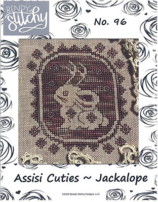 Assissi Cuties-Jackalope-Bendy Stitchy Designs-