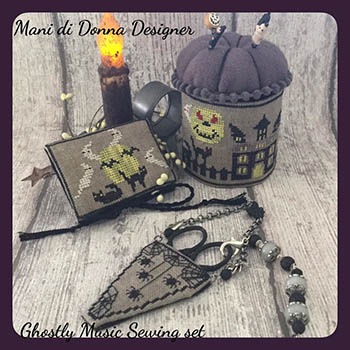 Ghostly Music Sewing Set-Mani Di Donna-