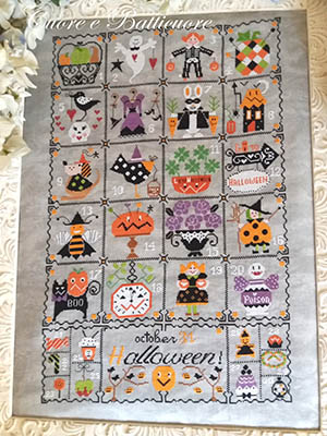 Shabby Halloween Calendar-Cuore E Batticuore-